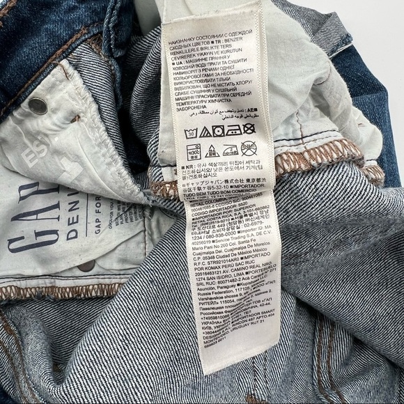 Gap Cuffed Raw Hem Denim Jean Shorts Size 28 Women's - Picture 7 of 9